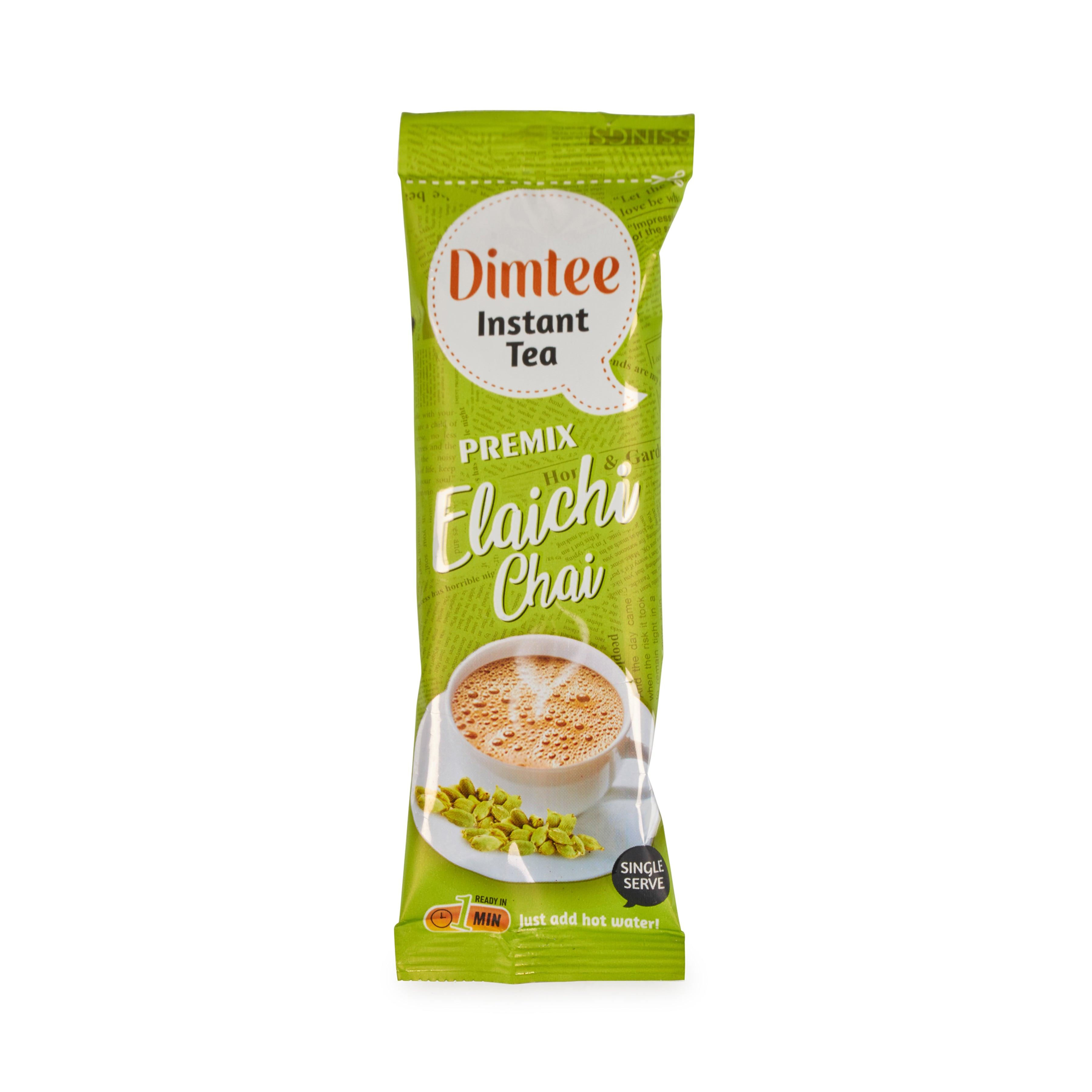 Chaizup Dimtee 1 Min Instant Elachi Premix Tea - 30 Sachets | Elachi Flavours | 30 Servings | 375g