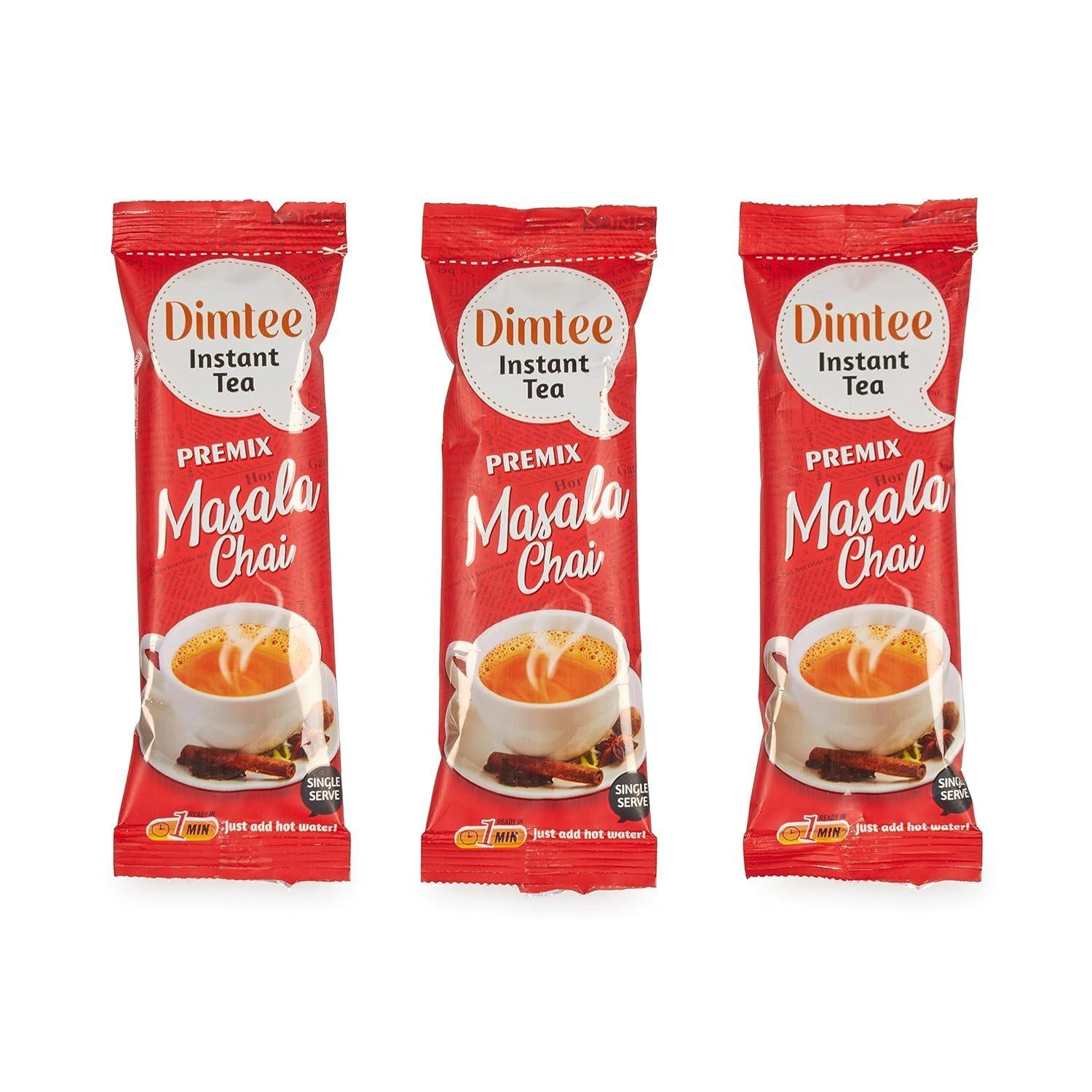 Chaizup Dimtee 1 Min Instant Masala Premix Tea - 36 Sachets | Masala Flavours | 36 Servings | 450g