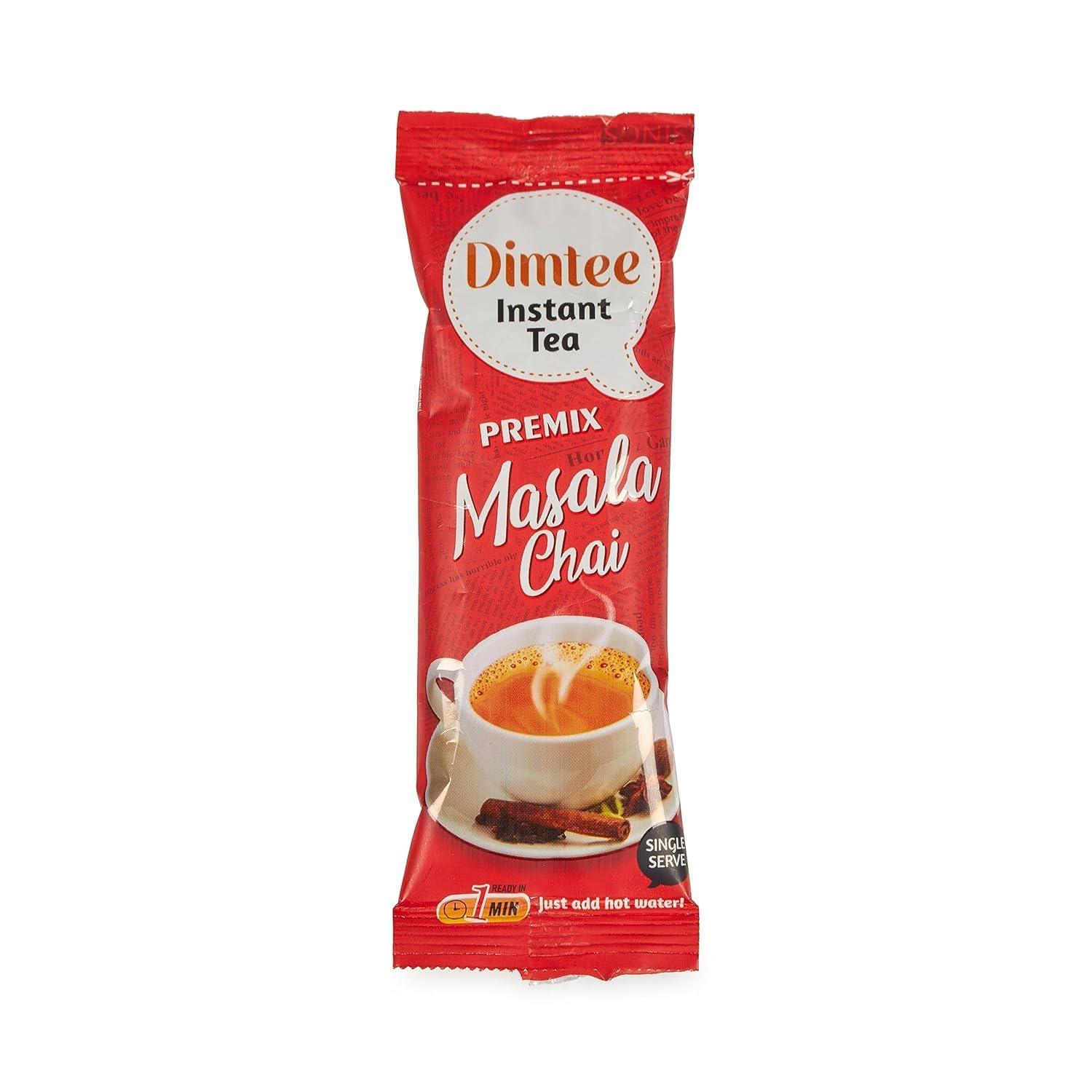 Chaizup Dimtee 1 Min Instant Masala Premix Tea - 50 Sachets | Masala Flavours | 50 Servings | 625g