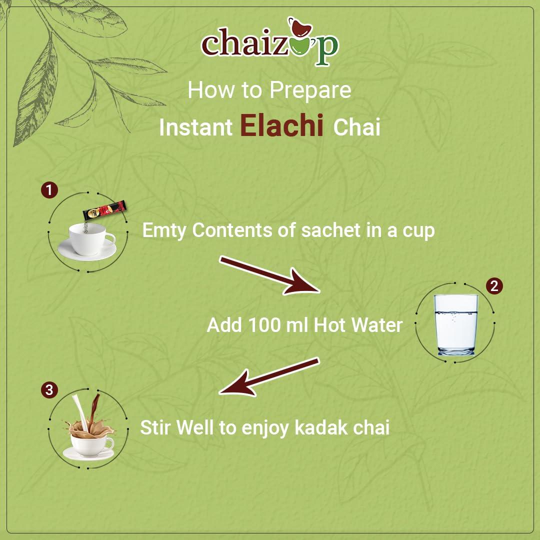 Chaizup Daily Instant Adrak Tea | 504 GM| 36 Sachets | Premix Tea Powder | Instant Premix Chai | Ready To Drink