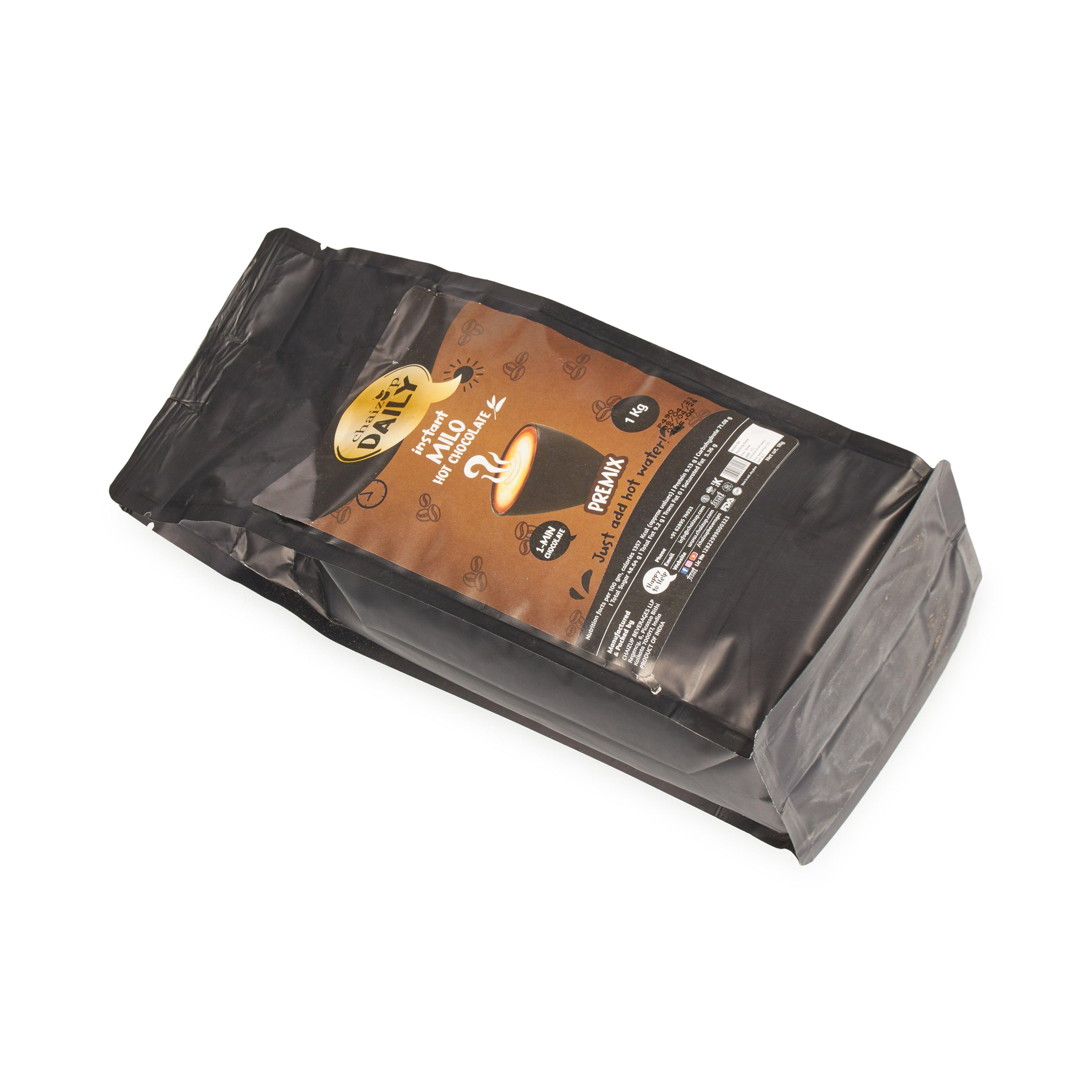 Chaizup Daily 1 Min Instant Hot Chocolate Premix - 1kg Poly | Regular Hot Chocolate Flavours | Approx. 72 Servings | 1kg