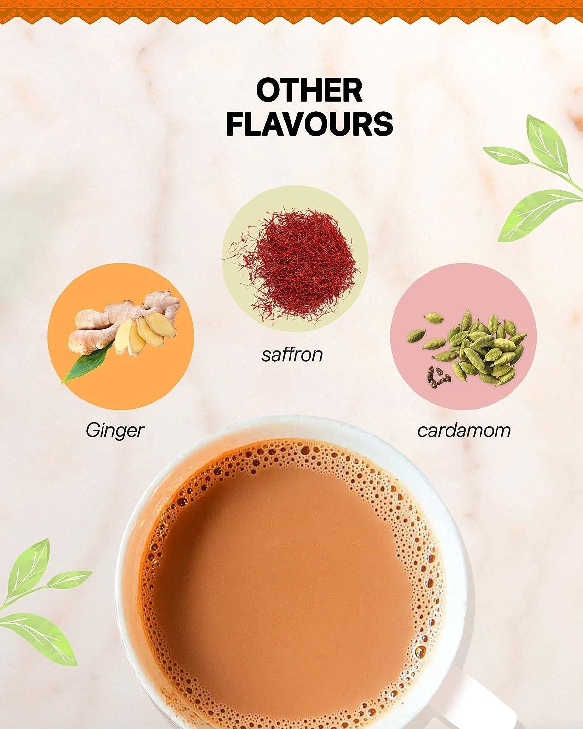 Chaizup Premium 1 Min Instant Masala Tea Premix - 500g Can | Masala Flavours | Approx. 35 Servings | 500g