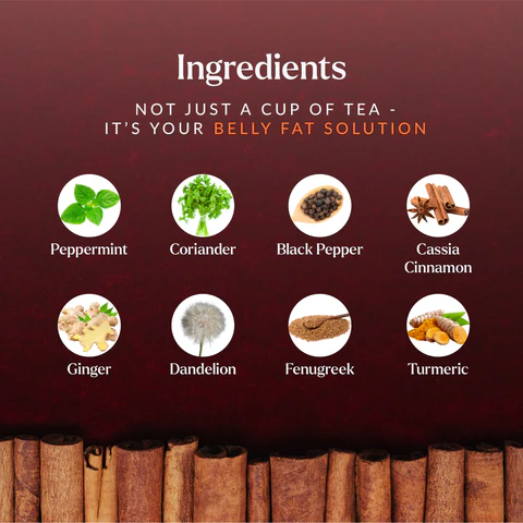 Belly Fat Burner Tea - 15 Pyramid tea bags
