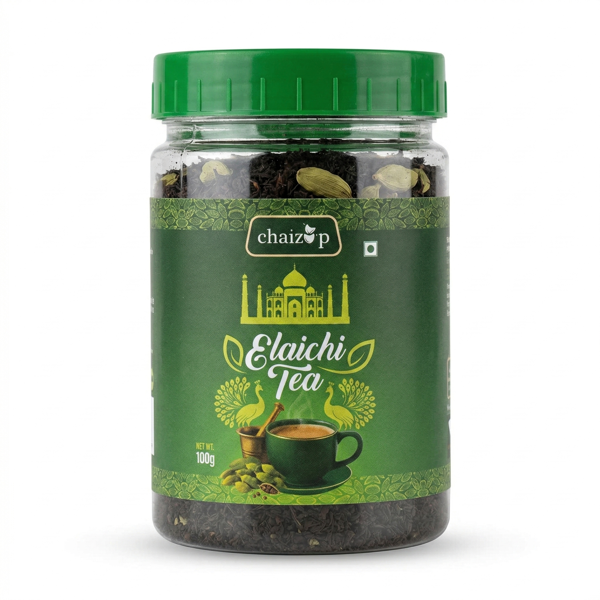 Chaizup Premium Elaichi CTC Tea | Strong Aroma & Rich Flavor Cardamom 100g Fresh Jar