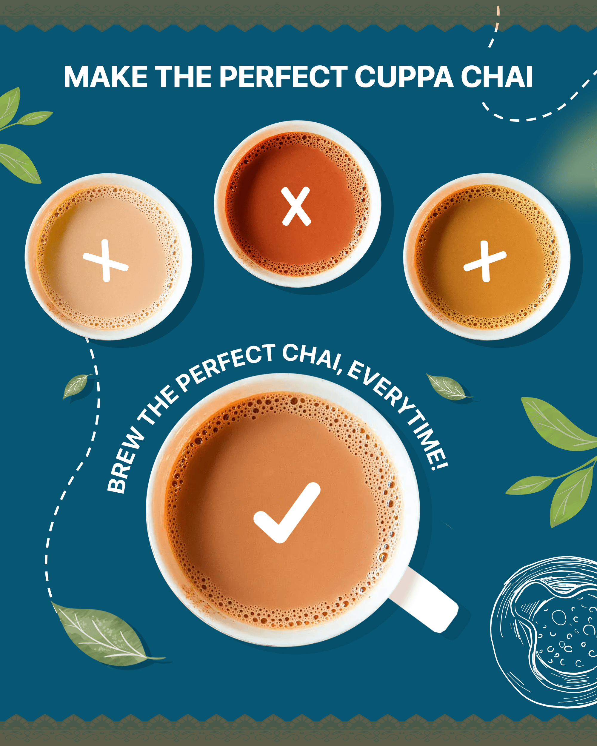 Elachi Tea Low Sugar (100 gm) - Chaizup